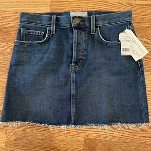 NWT Current Elliot The Mini Cut-Off Skirt sz 27